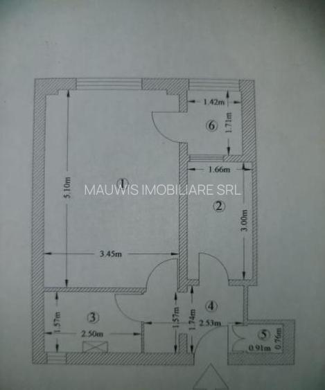Obor /  Avrig /  garsoniera decomandata/   5 min Metrou / - 6