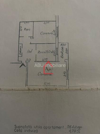 Apartament 2 camere, decomandat, Cug, Bloc 1987 - 8