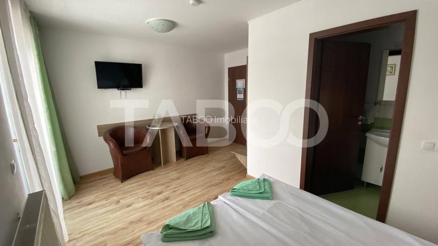 Pensiune de vanzare 10 camere 10 bai 343 mp utili Paltinis Sibiu - 11