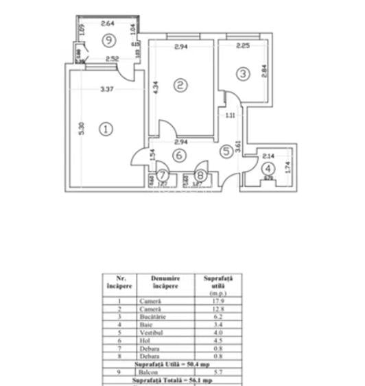 Decomandat 2 camere Baba Novac - Parc IOR - 2
