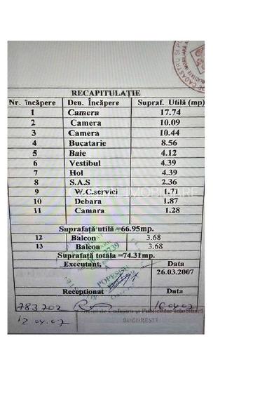 De vanzare Apartament 3 camere Pacii - 9