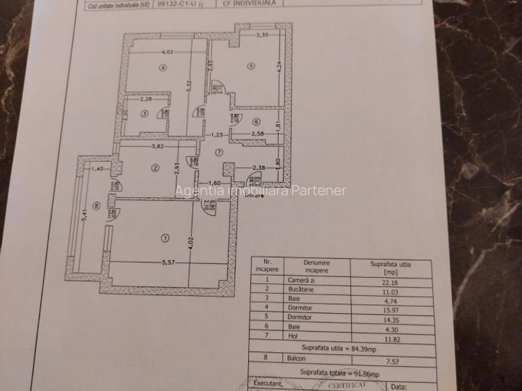 3 camere Central , constructie 2017 , mobilat / utilat Premium ! - 27