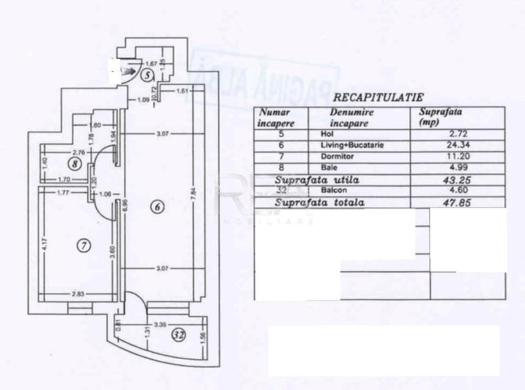 2 camere Mihai Bravu, parcare, et. 2, an 2018, metrou, 48 mp - 11