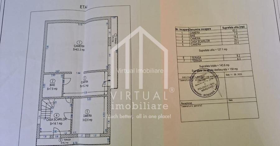 Casa de vanzare in Sibiu, 260mp, 113 mp curte libera, Trei Stejari - 3