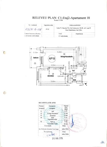 Apartament 2 Camere - Sos. Cernica Pantelimon Lac Lebada - 1