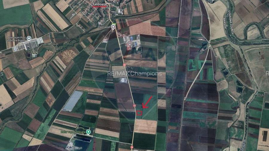 Comision 0% | Teren extravilan | Front la E60 | 10.000 mp | Feldioara - 5