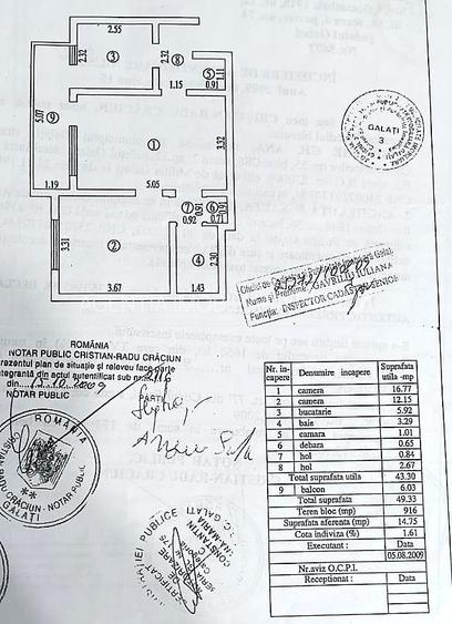 Apartament luminos, 2 camere, semidecomandat, etaj 2 – Tiglina 2 - 8
