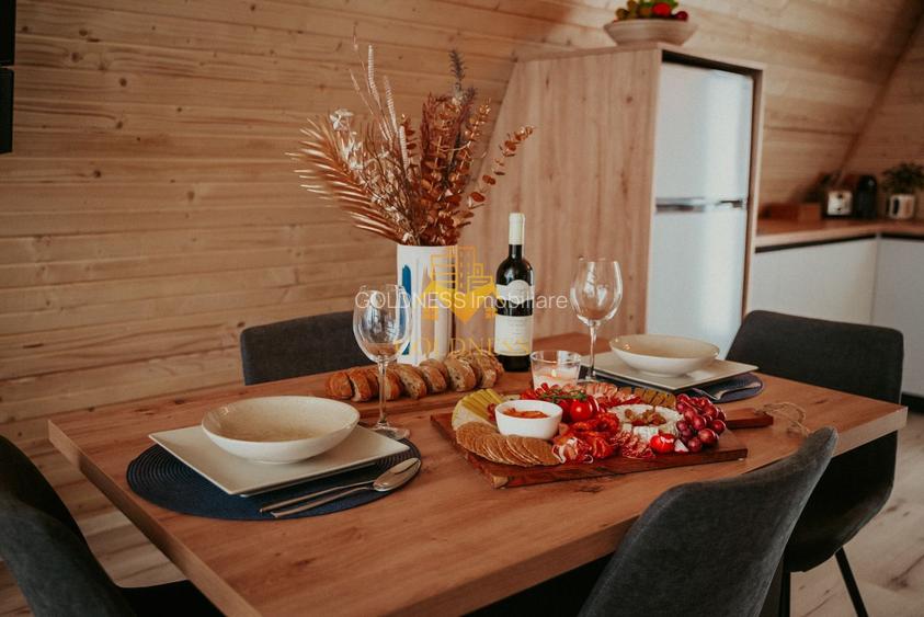 Afacere la cheie! Minicomplex 2 cabane A-frame, teren 1250mp, Vladeasa - 2
