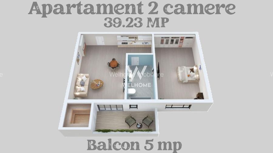 Apartament 2 camere + grădină | Lacul Binder, Sibiu | Parcare inclusă - 8