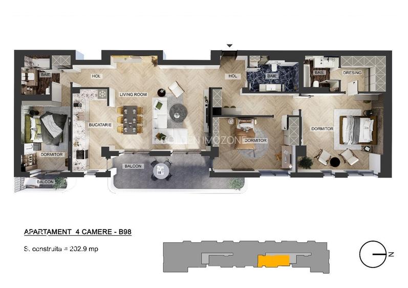 Apartamente 4 camere, Pipera, comision 0 % - 10