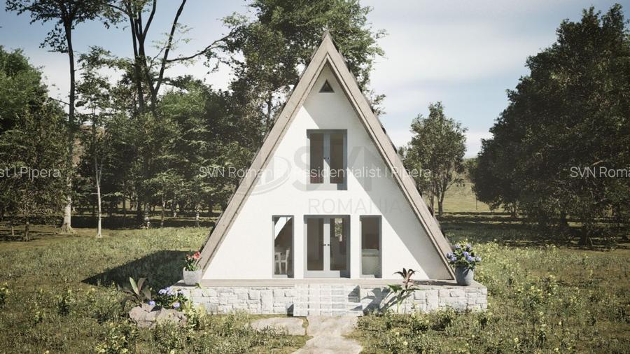 REV2004797 Casa A frame deosebita de vanzare in Snagov - 2