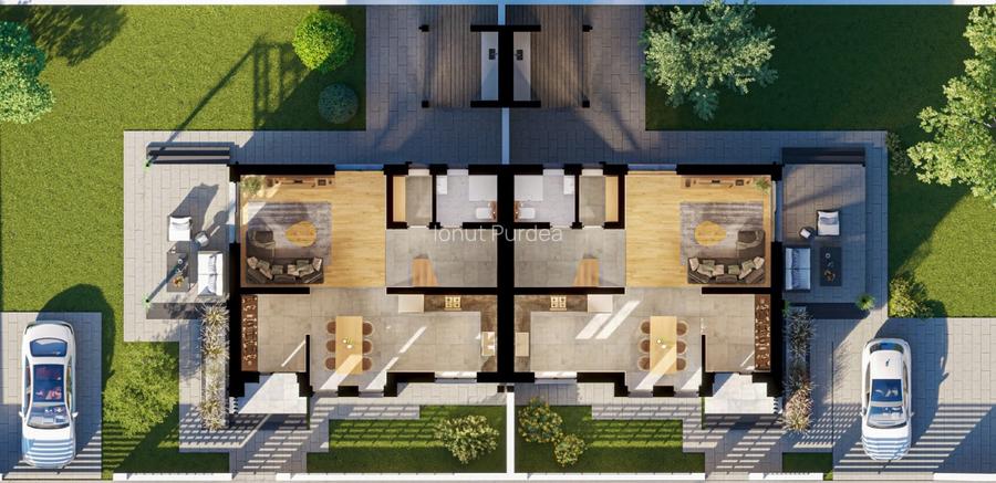 Casă nouă P+E la cheie | 3 dormitoare | 2 băi | Teren 416 mp | Str. Ciheiului - 6