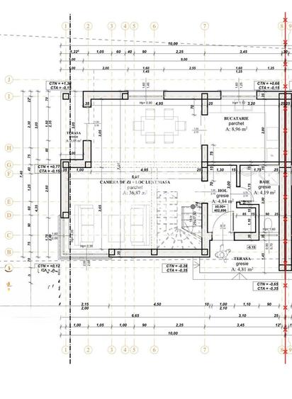 Casa de vanzare 120 mp, 4 camere,3 bai, teren 350 mp, DEZMIR - 3
