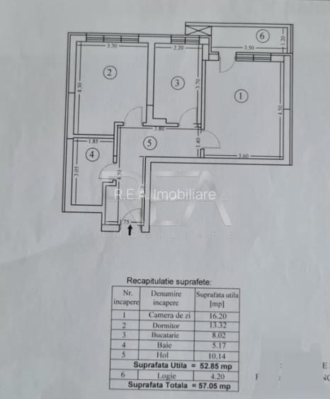 2 camere, et 9/12, 57 mp, bloc 2016-Lujerului - 8