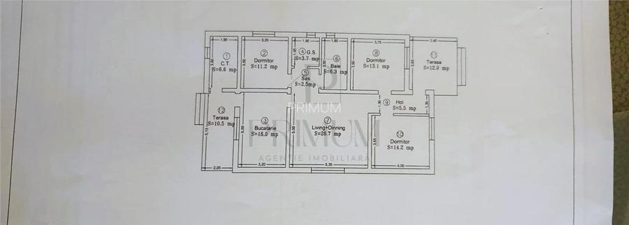 Utvin- toate utilitatile- 4 camere- bucatarie inchisa - 11