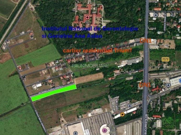 Teren intrav. 7500mp -11 loturi ,strict rezidentiala aproape de INST.Ana Aslan! - 3
