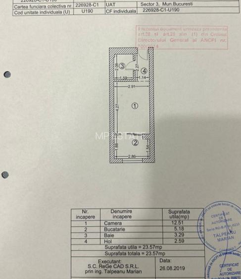 Garsoniera / Centrala Proprie / AC, Metrou / Palladium Residence - 9