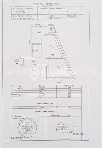 Palazu Mare(COD 05) - Apartament 2 camere| Etaj 1| Parcare acoperită | - 1