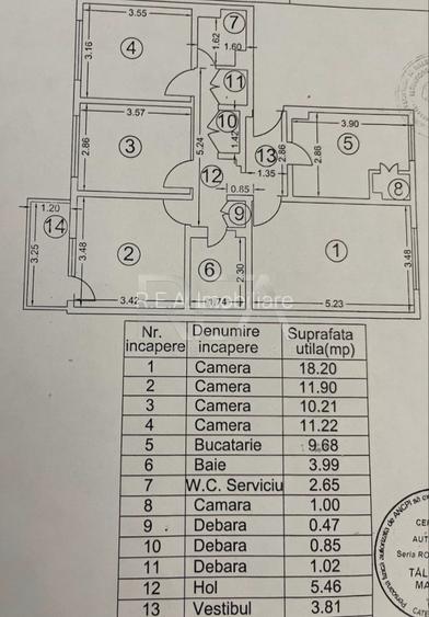4 camere decomandat, 1/4, bloc 1986, 85mp-Gorjului - 16