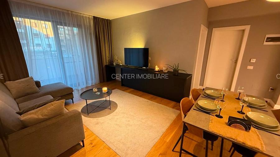 Herăstrău , 2 camere în zona exclusivistă, 65 mp, etaj 2, terasa - 5