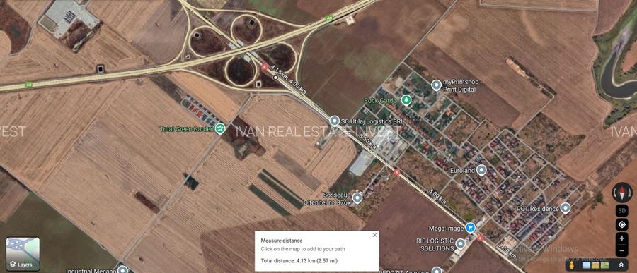 Teren 500 mp de vanzare, Frumusani - Postavari, acces rapid A0 si DNCB - 2