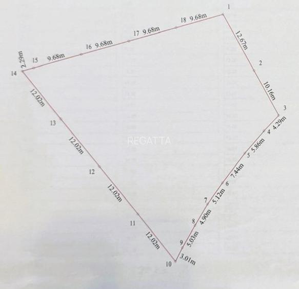 Teren 1243 mp - Poligrafiei - 2