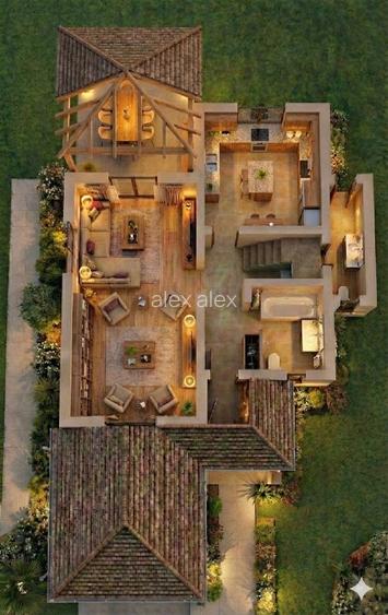 Proprietar | Case despartite prin camere tehnice | Carport | 365mp teren - 12