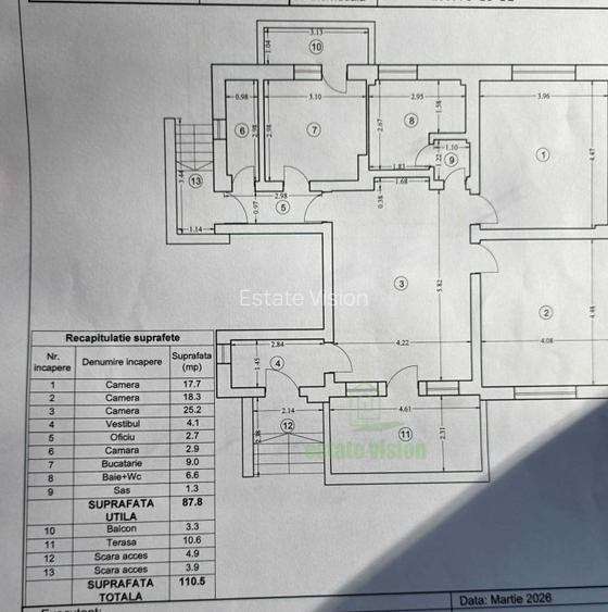 Apartament 3 camere in vila, plus garsoniera demisol si curte langa Parcul Heras - 6