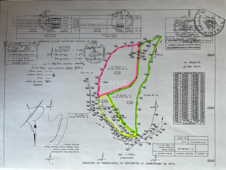 Teren intravilan 1577 mp, Schei Brasov - 1