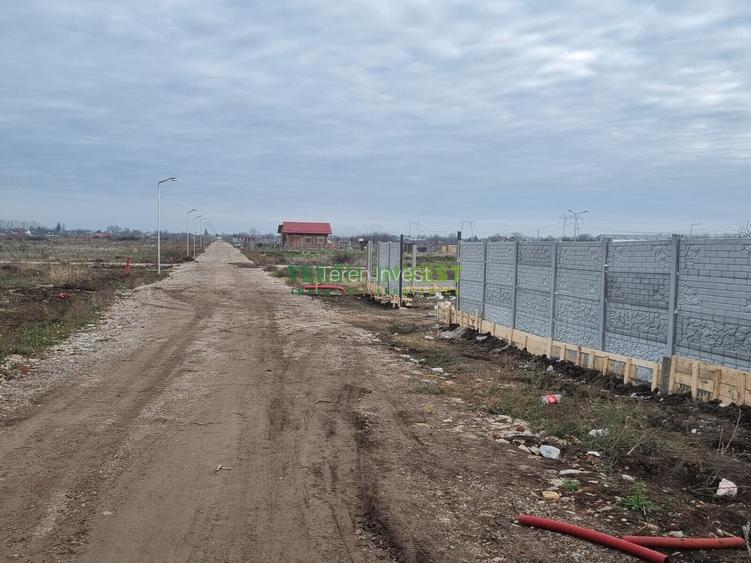 DN4 Popești -Frumușani -  Vânzare teren 500 mp - 10