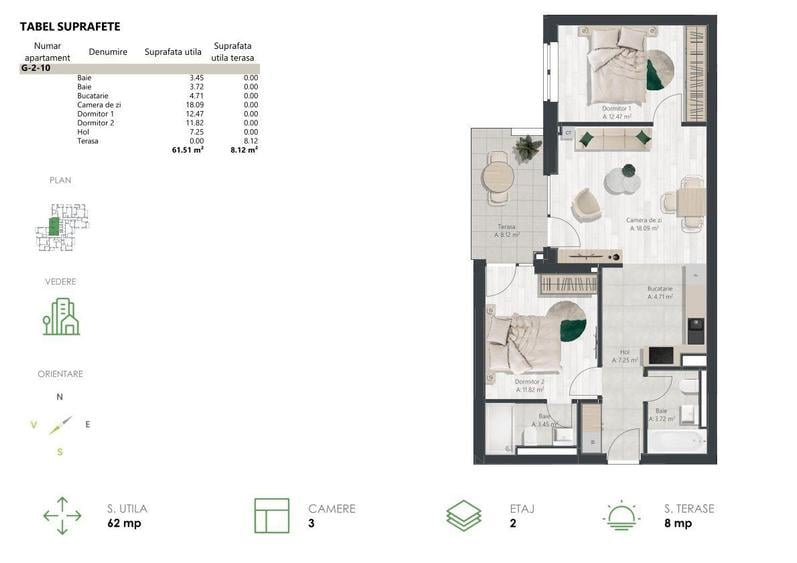 De vanzare apartament in zona de Nord - Comision 0% - 18