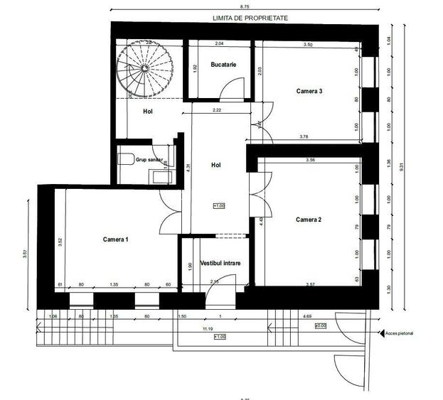 Casă de închiriat – Udriste | Ideal firmă | 174 mp - 3