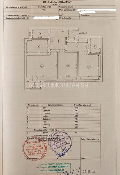 Compozitori -apartament 3 camere decomandat cu loc de parcare - 23