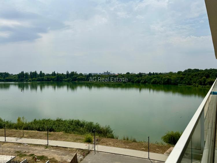 2 CAMERE CU 2 BAI 72mp Etaj 4 Partial Mobilat Lebada Lake Residence - 17