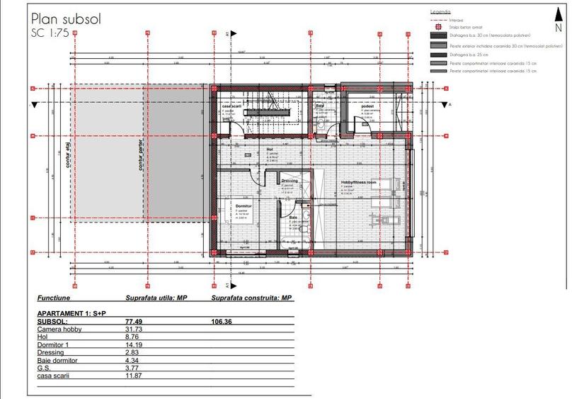 Arhitectura contemporana. Parte de duplex. Cartierul nou Câmpului. - 2