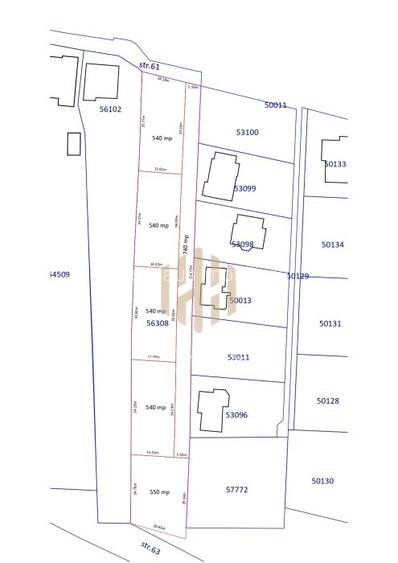 Teren intravilan Tăuții Măgherăuș , ultimele 2 parcele 540 mp fiecare ,idea - 8