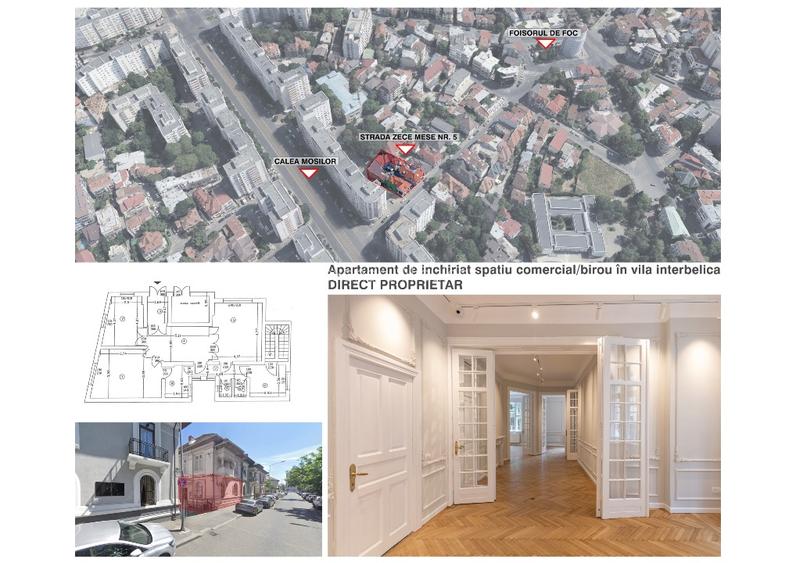 Apartament de inchiriat birou AVOCATI/PSIHOLOGI/REZ. vila interbelica PROPRIETAR - 2