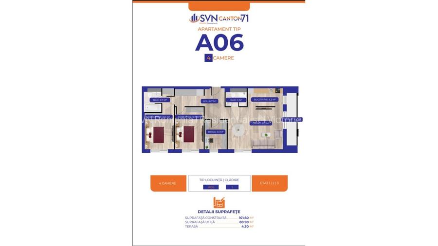 REA1026529 Apartament 4 camere I Comision 0 I Aviatiei - 11