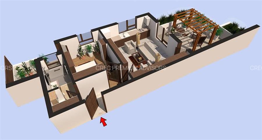 Penthouse, Proprietar, incalzire pardoseala, 2023, terase 40 mp, zona case - 15
