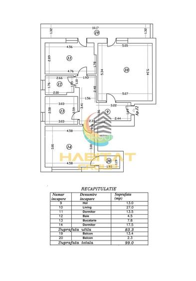 Apartament 3 Camere Decomandat 99Mp Sector 4 Grand Arena - 1