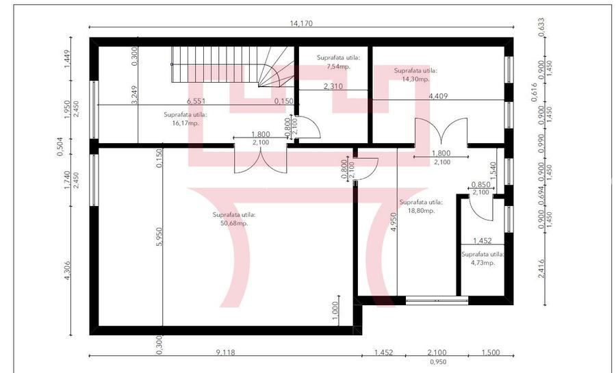 Casa  functiuni multiple pretabil pentru schimbare destinatie Cipariu - 8