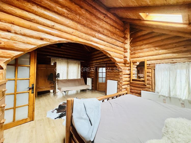 Cabana vânătorească din lemn cu vedere spectaculoasa, langa Castelul Cantacuzino - 22