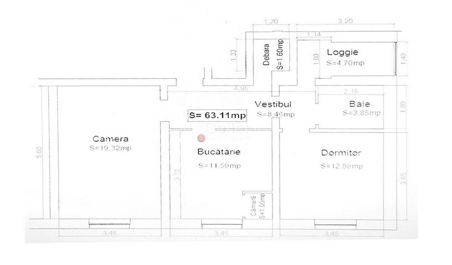 Apartament Insorit | Structura Generoasa - 1