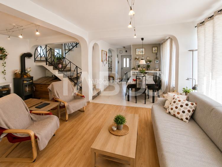 Casa individuala de vanzare - Sura Mica- 4 camere si 490 mp teren - 2