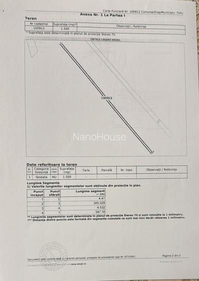 Teren extravilan 1500 mp de vânzare în Teliu – zonă liniștită - 7