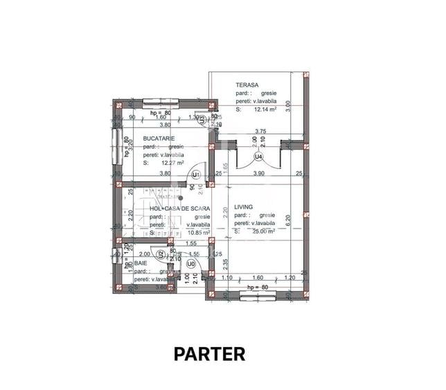 Casa de vanzare in Sibiu, 4 camere, 110mp, curte 180mp, zona Selimbar - 1