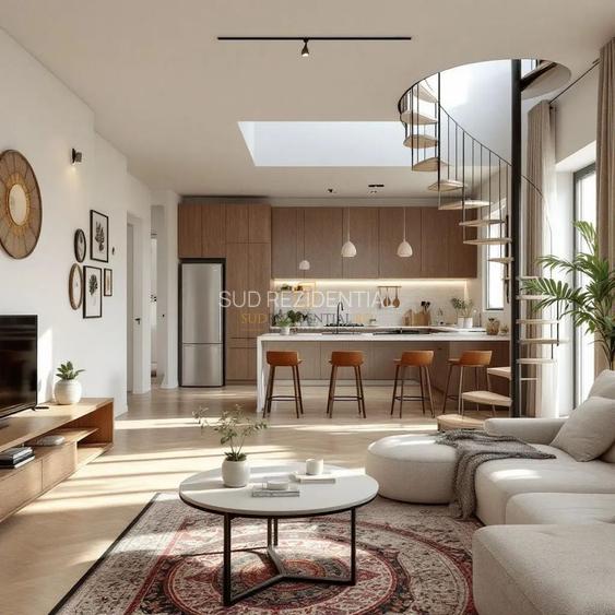 Nou! Apartament cu scara interioara, 2 camere si 2 terase, Popesti - 3