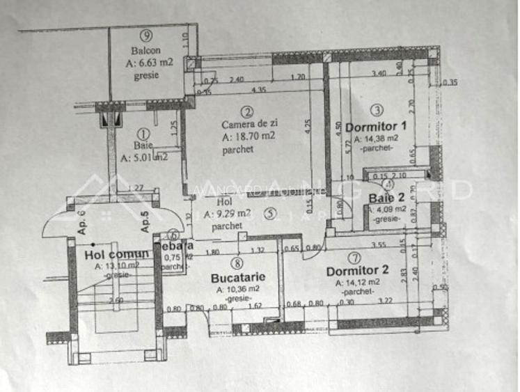| Apartament 3 camere | 77 mp | Parcare | Mobilat & Utilat | Europa | - 17