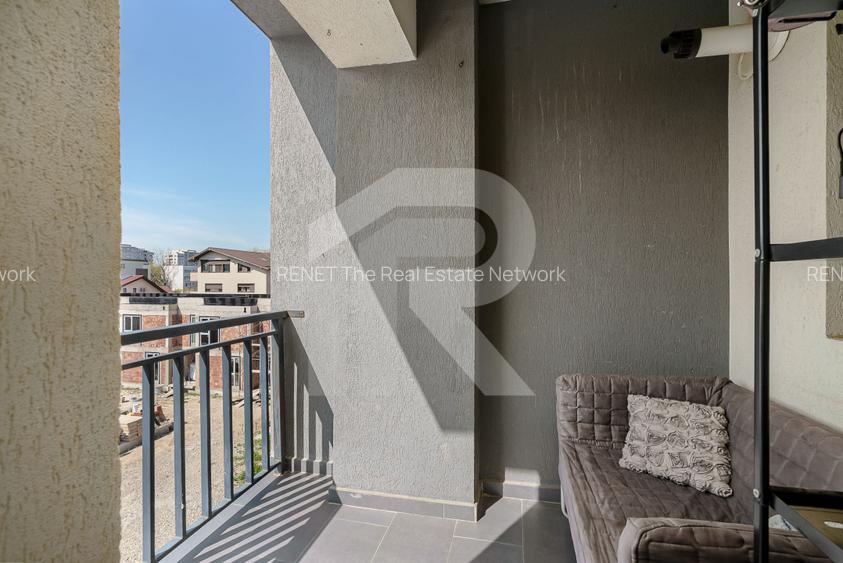 Garsonieră decomandată 36 mp | Parcare subterană | Bloc 2017 | Mobilată | Lift - 9