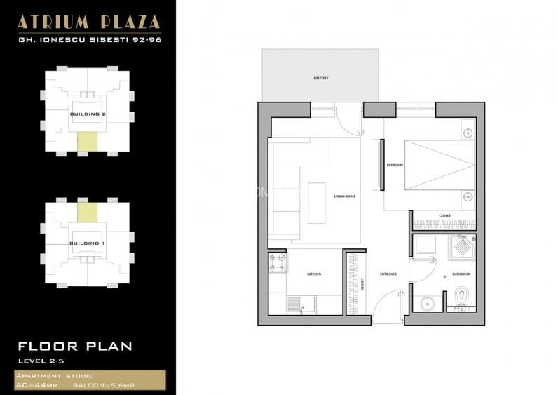 0% | Studio dublu NOU, 41 mp | Atrium - Sișești - 11